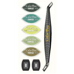Набір чорнил та стилус Chalk: Cat’s Eye Stylus Sets – Greens, ClearSnap, 71601