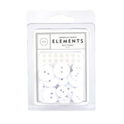 Набір ґудзиків Assorted Buttons – White, 85447