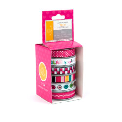 Набір стрічок Teen Kiss, American Crafts, 6шт, 87621