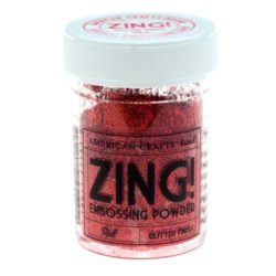 Пудра для ембоссінгу Red Glitter Zing! embossing powder, 27153