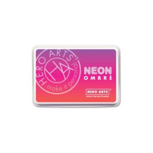 Чорнило для штампування Ombre Neon Red to Purple, Hero Arts, AF330