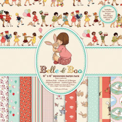 Набір паперу Belle and Boo, 15×15 см, BBDP003