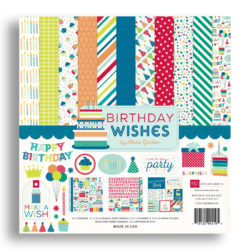 Набір паперу Birthday Wishes Boy, 30х30см, Echo Park, BDB84016