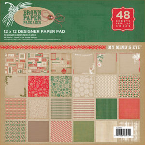 Набір картону Brown Paper Packages, My Mind’s Eye, 30х30 см, 48 ар., BPPGS1