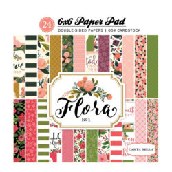 Набір паперу Flora # 1, 15х15см, Carta Bella, CBFL62015