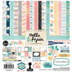 Набір паперу Hello Again, 30х30 см, Carta Bella, CBHA18016