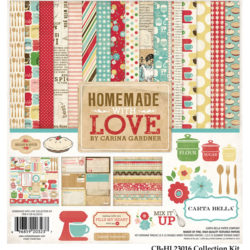 Набір паперу Homemade with Love, 30х30см, Carta Bella, CBHL23016
