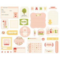 Висічки It's a Girl Ephemera Pack, Carta Bella, CBIG51024