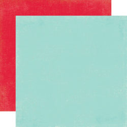 Аркуш картону Winter Blue/Berry Red, Merry & Bright, Carta Bella, 5 аркушів, CBMB5019