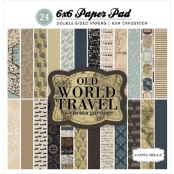Набір паперу Old World Travel, 15х15см, Carta Bella, CBOWT53015