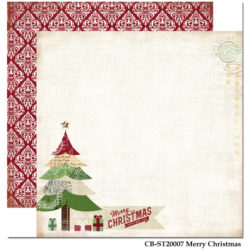 Аркуш картону Merry Christmas, So This is Christmas, Carta Bella, 5 аркушів, CBST20007