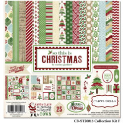 Набір паперу So This is Christmas, 30х30 см, Carta Bella, CBST20016
