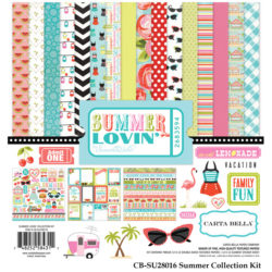 Набір паперу Summer Lovin', 30х30 см, Carta Bella, CBSU28016