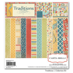 Набір паперу Traditions, 30х30 см, Carta Bella, CBTR8013