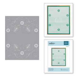 Папка для різання та тиснення Flora Banner, Spellbinders, CEF-009