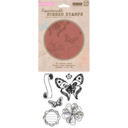 Штампи Butterflies And Print, Hero Arts/Basic Grey, CG328
