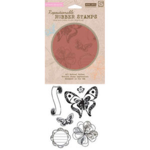 Штампи Butterflies And Print, Hero Arts/Basic Grey, CG328
