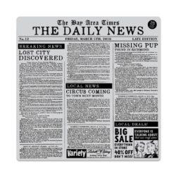 Штампи Newspaper Bold Prints, Hero Arts, CG731