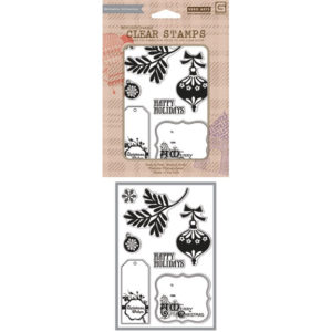 Штампи Aspen Happy Holidays, Hero Arts/Basic Grey, CL633
