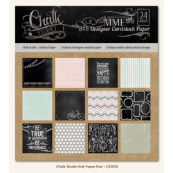 Набір паперу Chalk Studio, 15х15 см, My Mind’s Eye, CS1010
