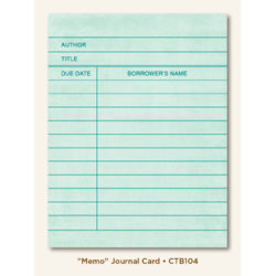 Картка для журналінгу Memo (Collectable), My Mind's Eye, CTB104