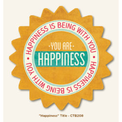 Картка для журналінгу Happpiness, My Mind’s Eye, CTB208