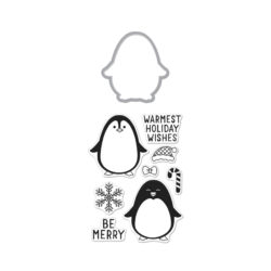 Набір штампи + ножі Winter Penguin Stamp&Cut, Hero Arts, DC159