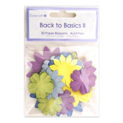 Набір квітів Back to Basics II з паперу, Dovecraft, DCBL001