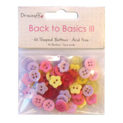 Ґудзики Back to Basics III - Mini Buttons, DCBN003