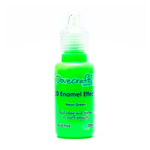 Рідкі емальовані цятки Neon Green, Dovecraft, DCBS99-NG