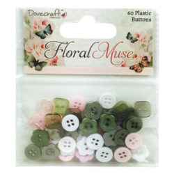 Ґудзики Floral Muse, Dovecraft, DCBTN009