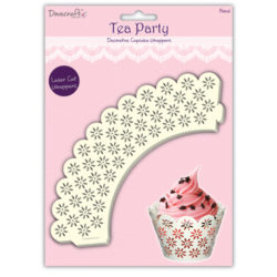Обгортки Tea Party Cupcake Wrappers - Floral, Dovecraft, DCCW002