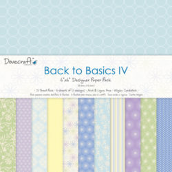 Набір паперу Back to Basics IV, 15х15 см, Dovecraft, DCDP131