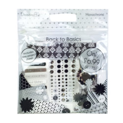 Набір для творчості Back To Basics Goody Bag -  Monochrome, Dovecraft, DCGDB001