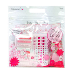 Набір для творчості Back To Basics Goody Bag -  Pink, Dovecraft, DCGDB003
