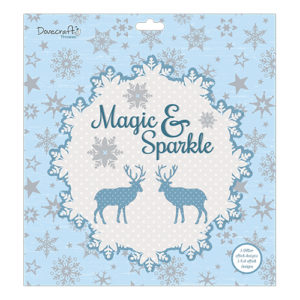 Набір паперу Magic & Sparkle, 30x30 см, Dovecraft, DCPAP025X16