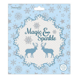 Набір паперу Magic & Sparkle, 20x20 см, Dovecraft, DCPAP026X16