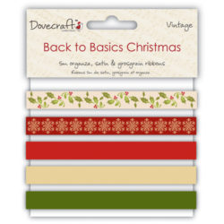 Стрічки Back to Basics Christmas Vintage, DCXRB01