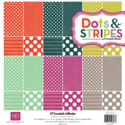 Набір паперу Dots & Stripes Jewels, 30х30 см, Echo Park, DSJ9016
