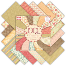 Набір паперу Boho Chic, 20х20 см, First Edition, FEPAD048