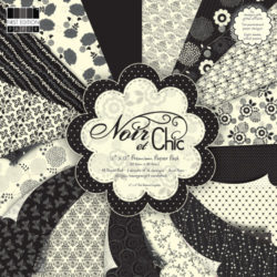 Набір паперу Noir et Chic, 30х30 см, First Edition, FEPAD053