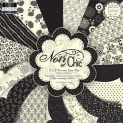 Набір паперу Noir et Chic, 20х20 см, First Edition, FEPAD054