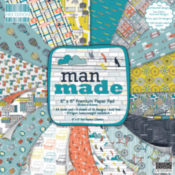 Набір паперу Man Made, First Edition, 15×15 см, FEPAD071