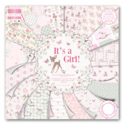Набір паперу It’s a Girl, 30×30 см, First Edition, FEPAD078