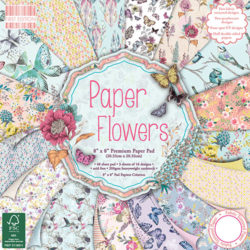 Набір паперу Paper Flowers, 20×20 см, First Edition, FEPAD094