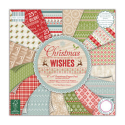 Набір паперу Christmas Wishes, 20×20 см, First Edition, FEPAD099X15