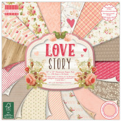 Набір паперу Love Story, 30×30 см, First Edition, FEPAD113