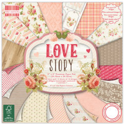 Набір паперу Love Story, 20×20 см, First Edition, FEPAD114