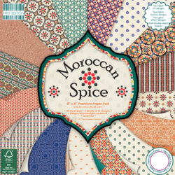 Набір паперу Moroccan Spice, 20×20 см, First Edition, FEPAD117