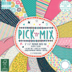 Набір паперу Pick n Mix, 15×15 см, First Edition, FEPAD124